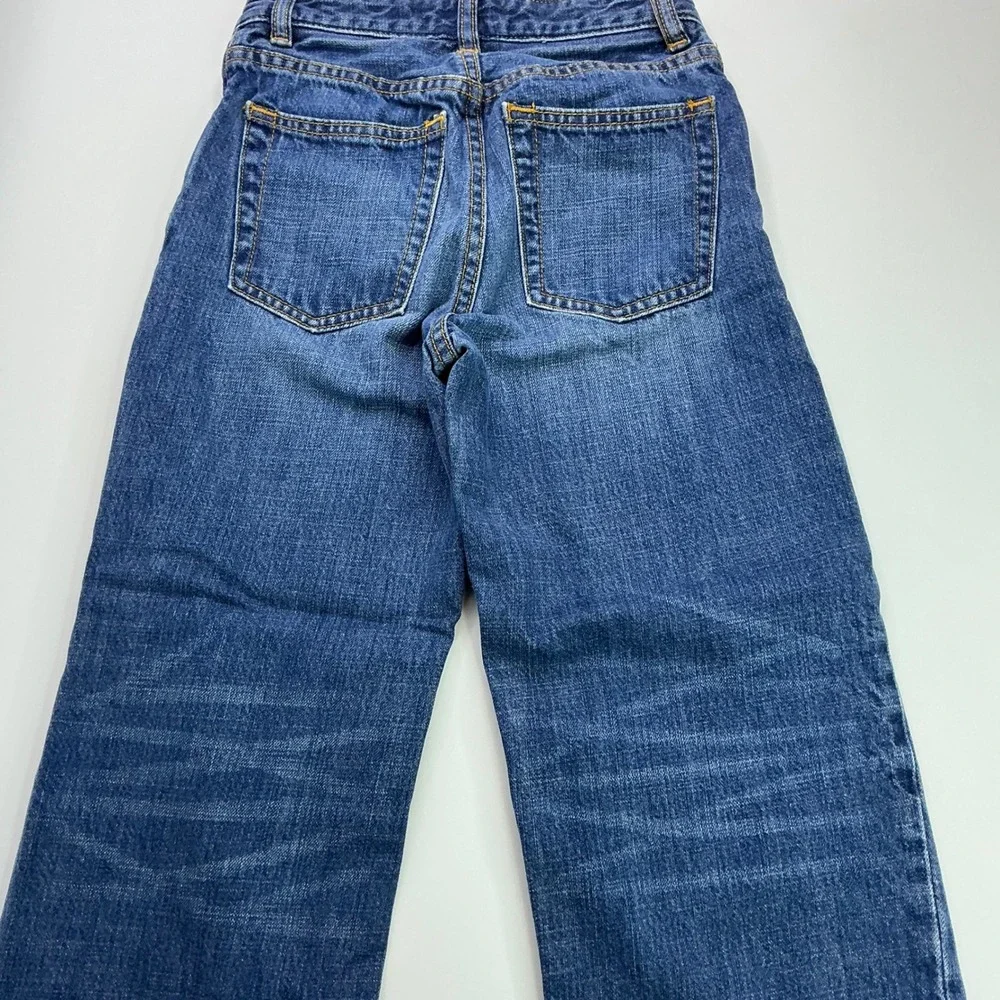 Gap Blue Loose Fit Jeans Kids Size 10 Regular Adjustable Waist Denim